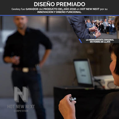 Llavero multiherramienta – Herramienta EDC con más de 16 funciones