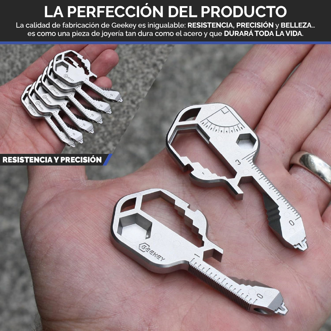 Llavero multiherramienta – Herramienta EDC con más de 16 funciones